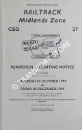 Book cover of Periodical Operating Notice containing General Instructions and Notices, 2 October to 3 December 1999 by Railtrack Midlands